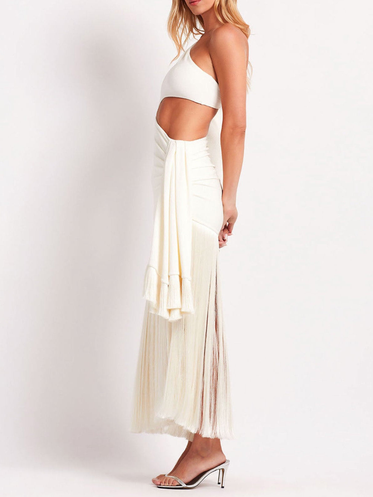 Sculpted Grace One-Shoulder Dress