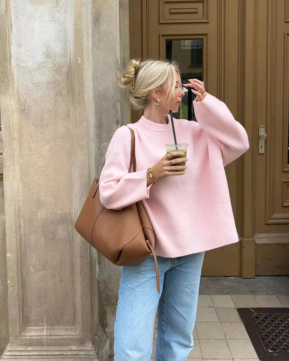 Rosé Cloud Sweater