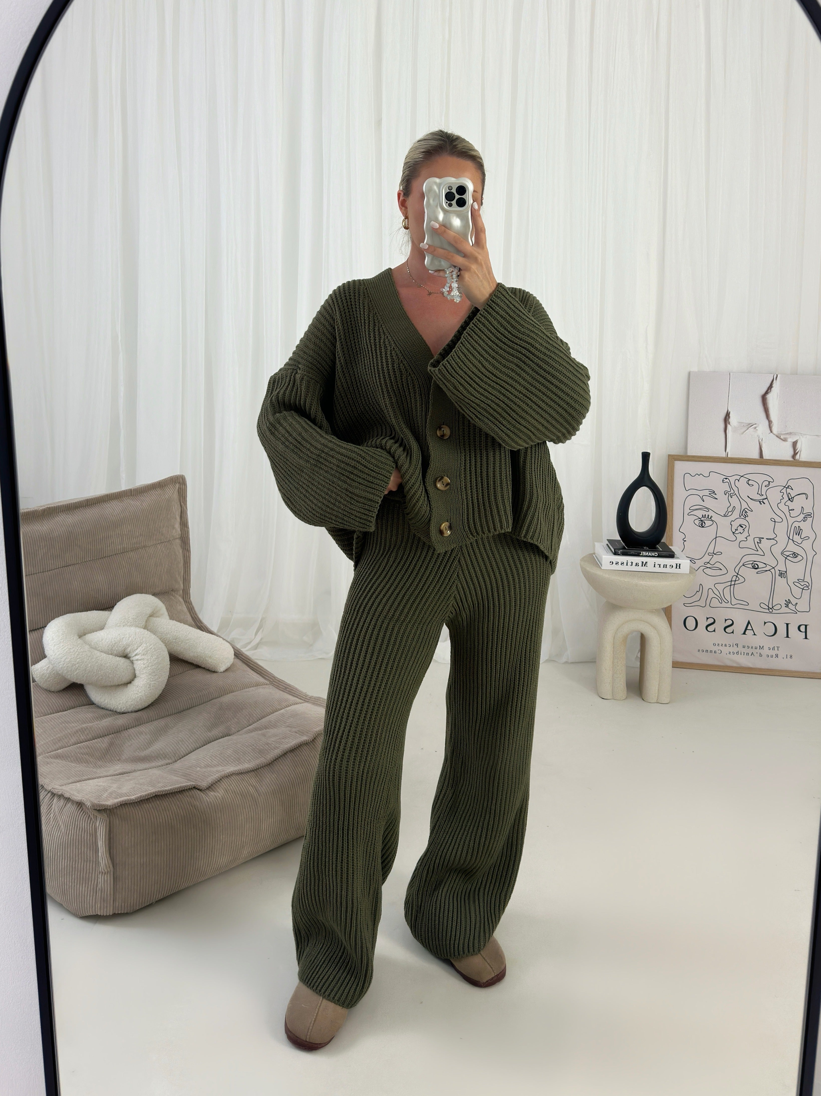 Button Flare Co-ord