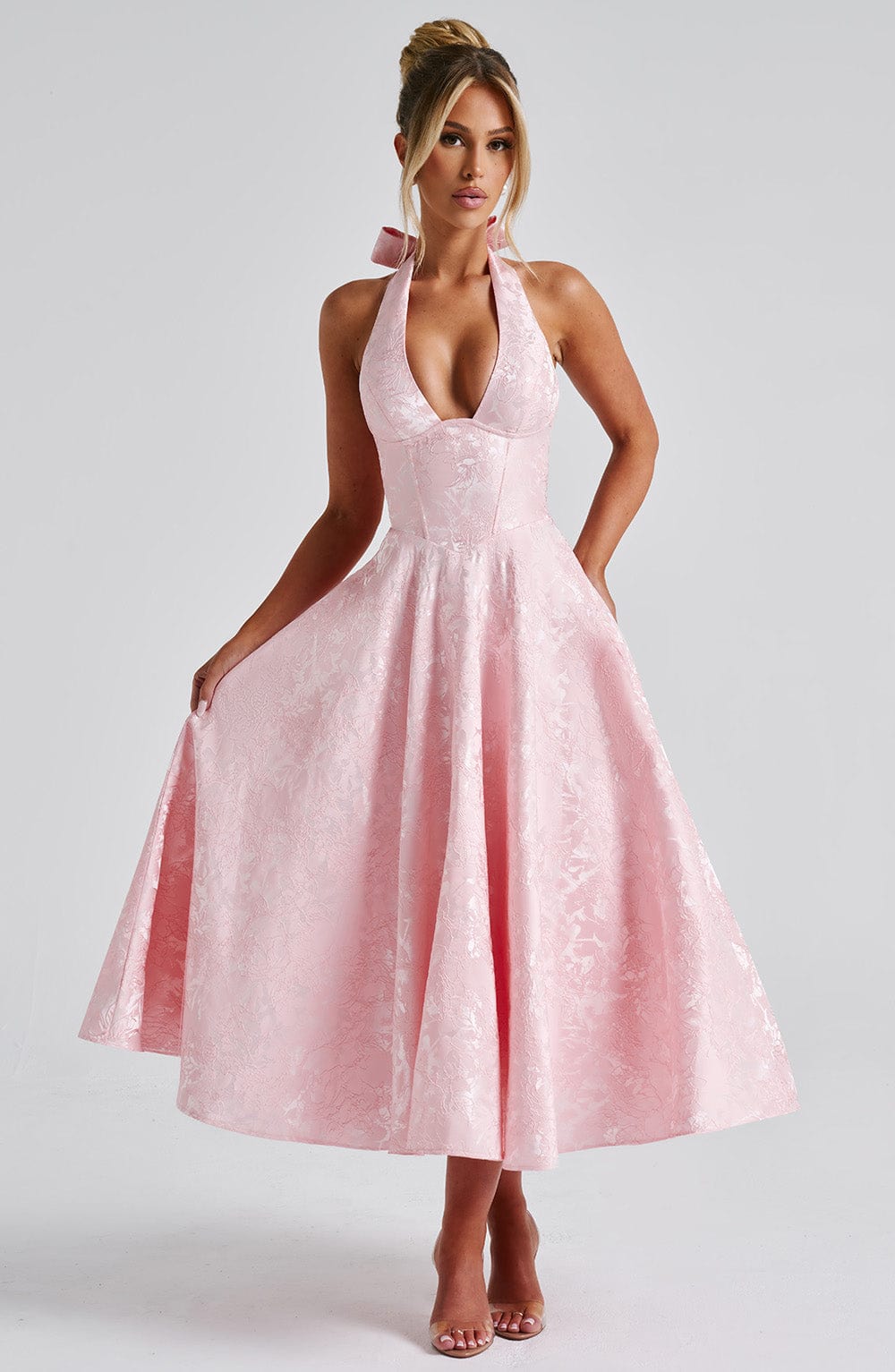 Blushing Midi Dress