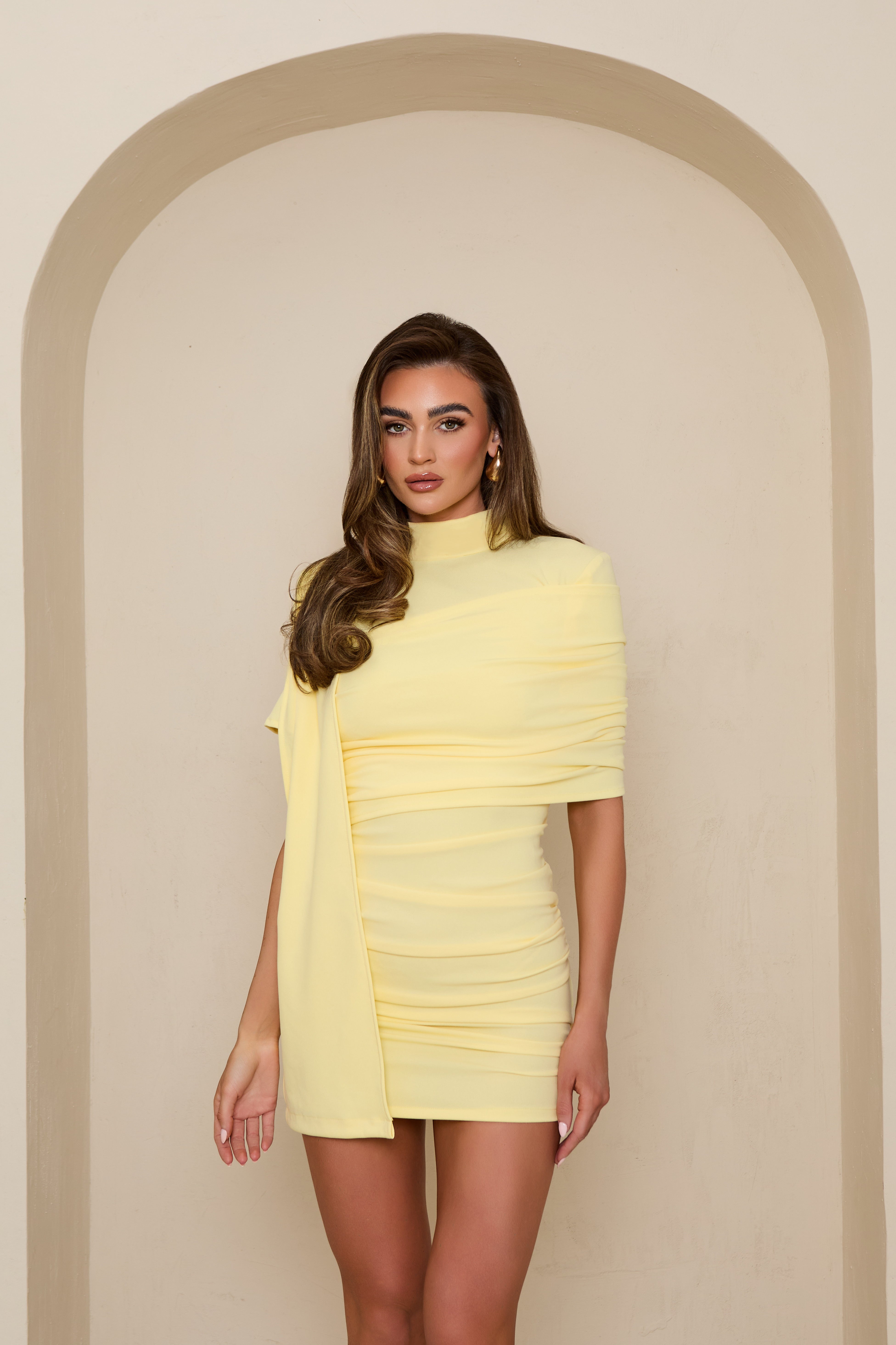 Ariana Dress Lemon