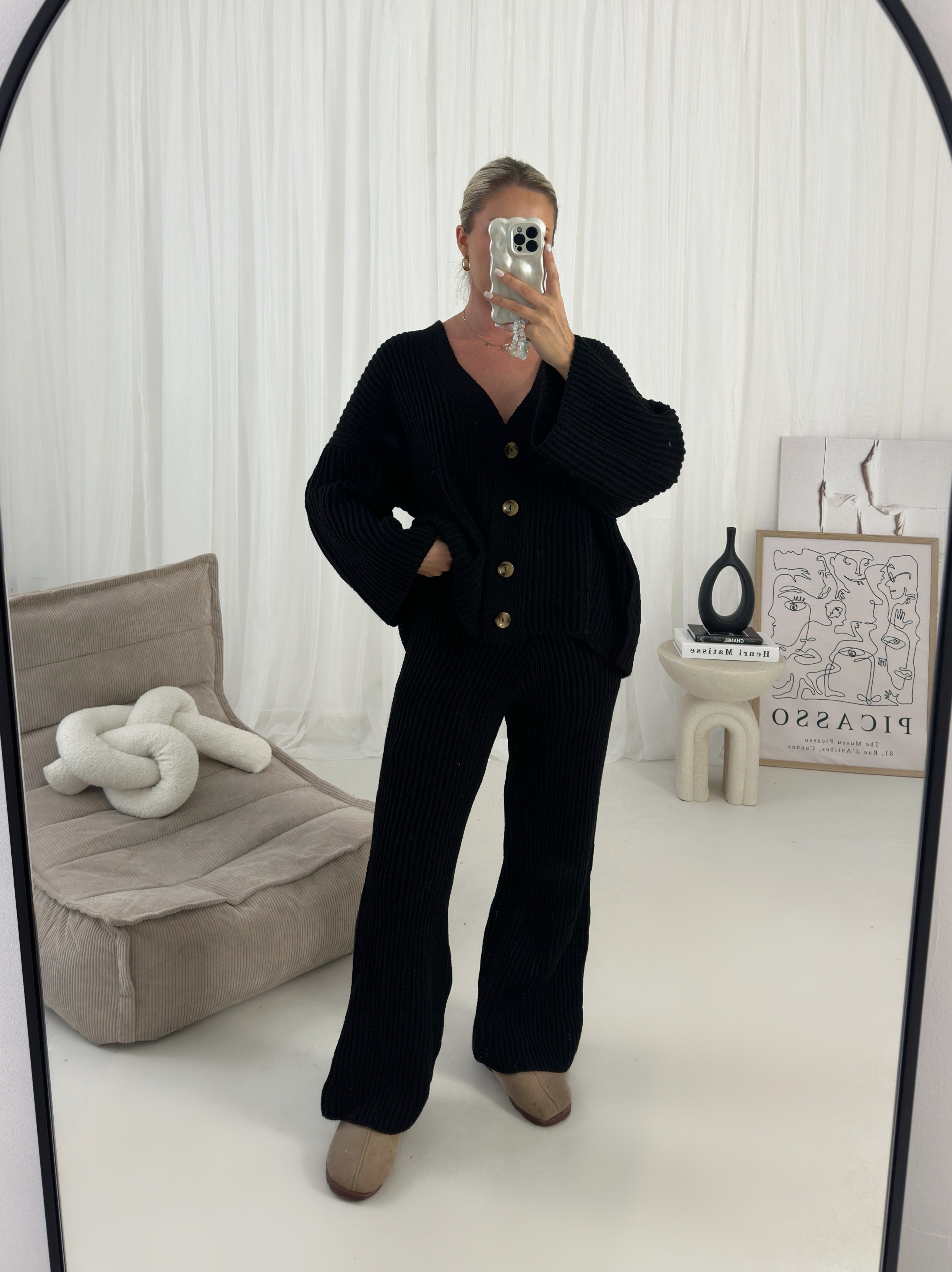 Button Flare Co-ord
