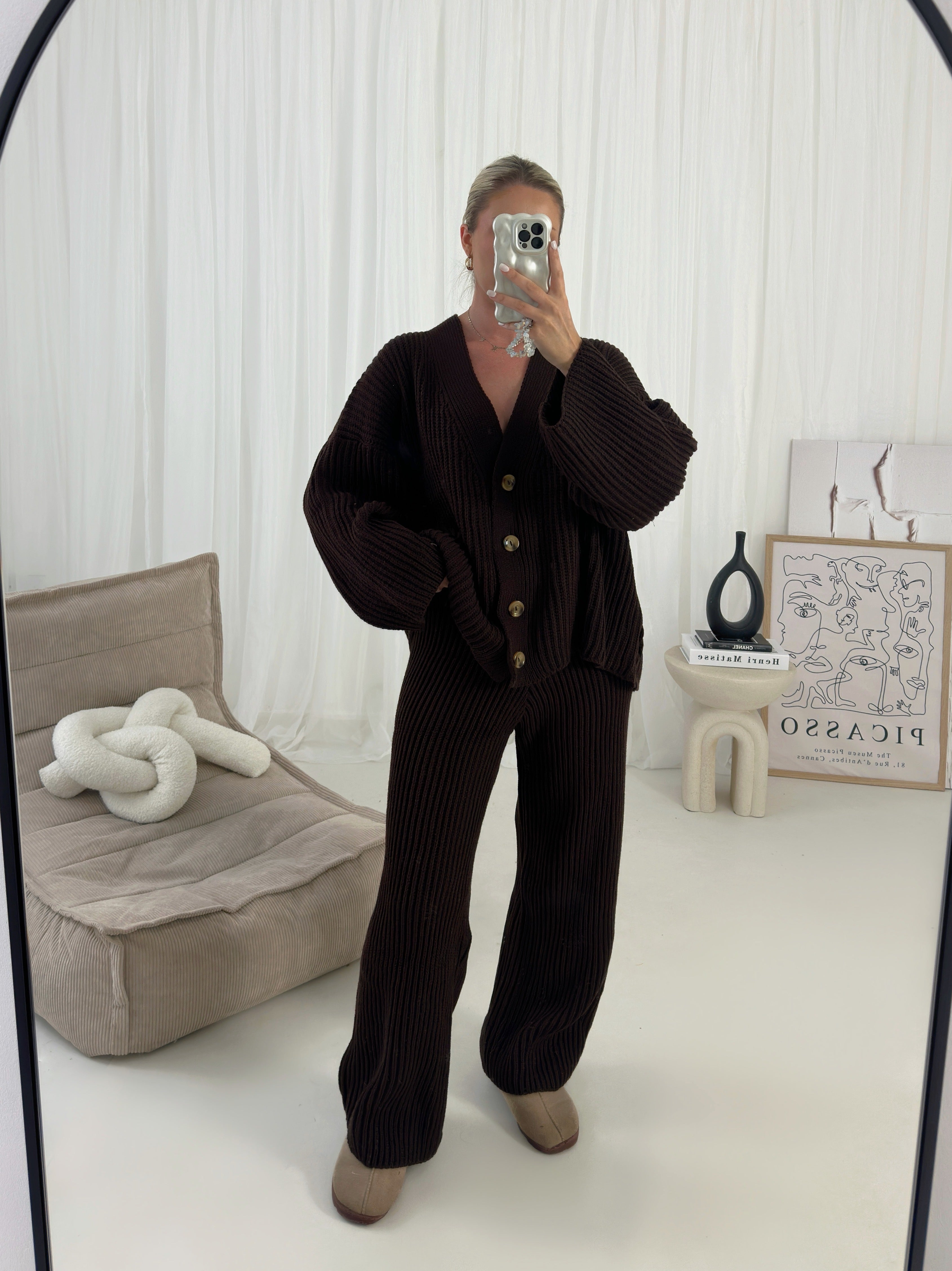 Button Flare Co-ord