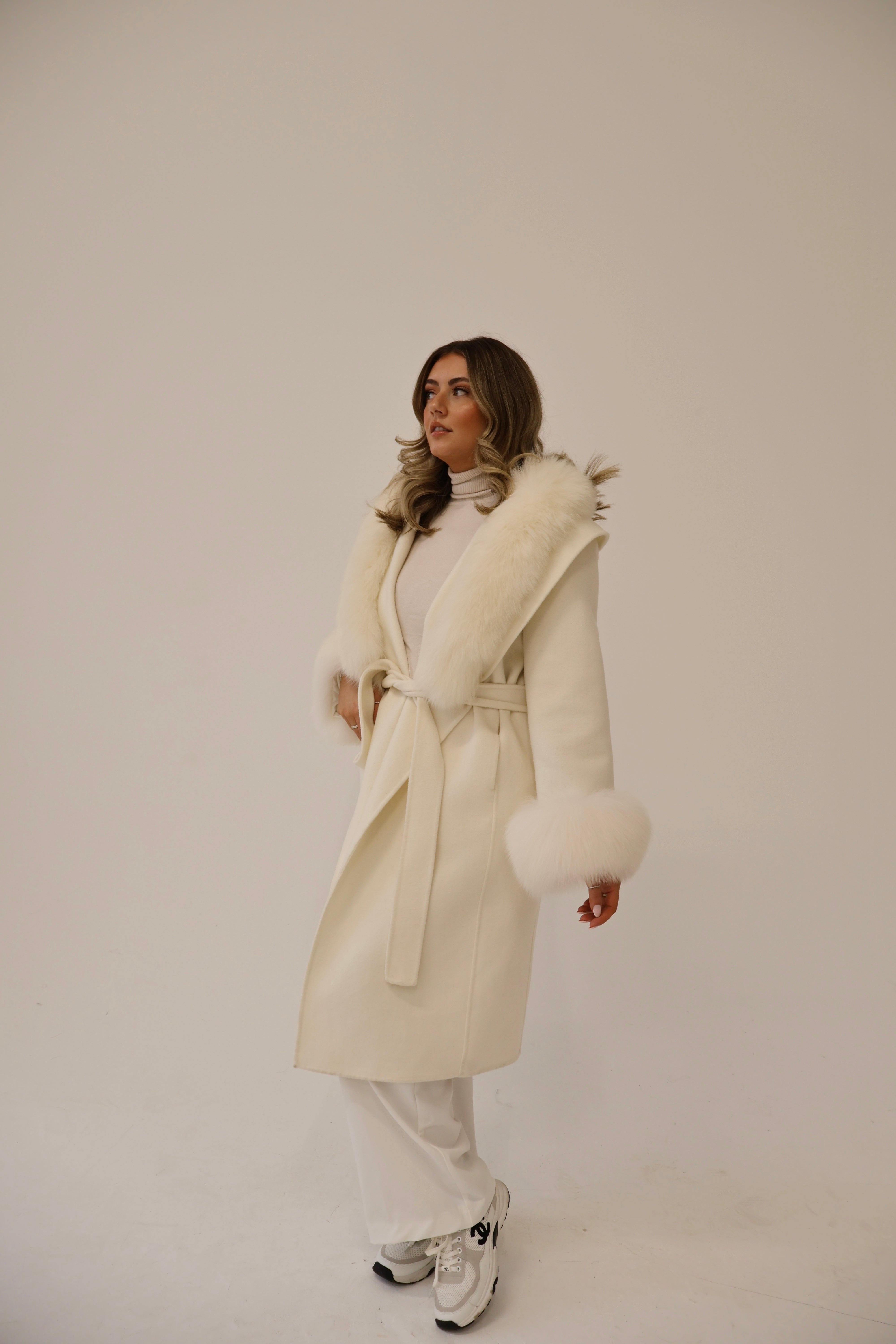 Stacy | Cuffs Long Elegant Cashmere Coat