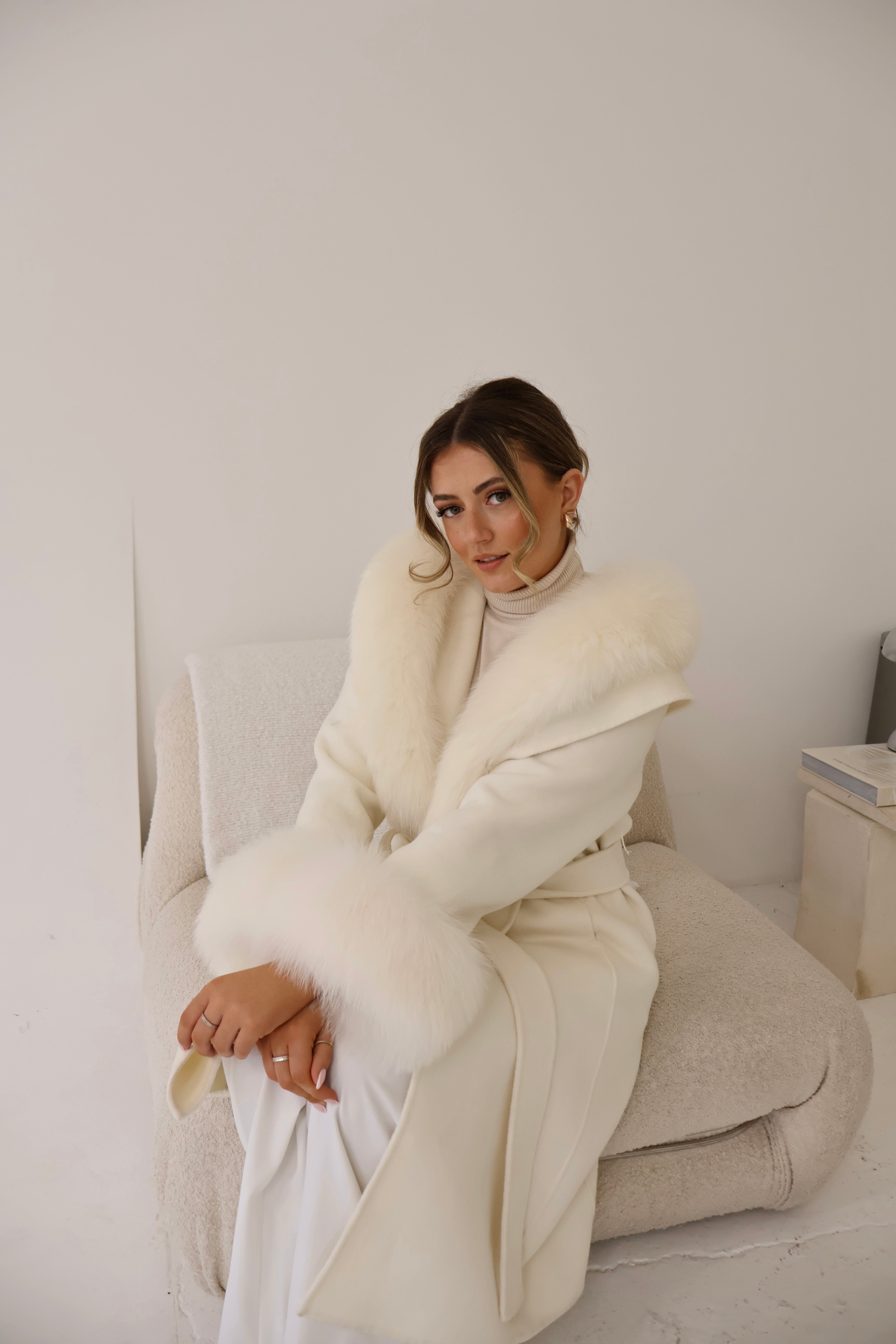 Stacy | Cuffs Long Elegant Cashmere Coat