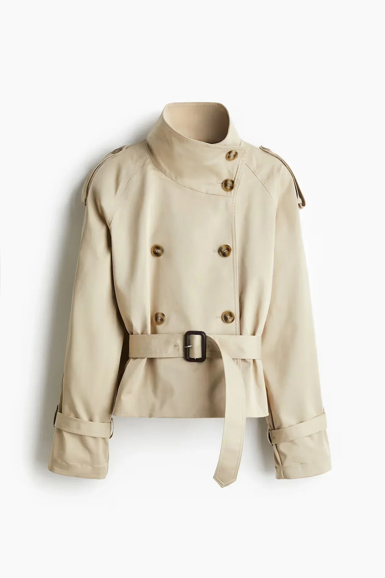 Maravine Cropped Trenchcoat
