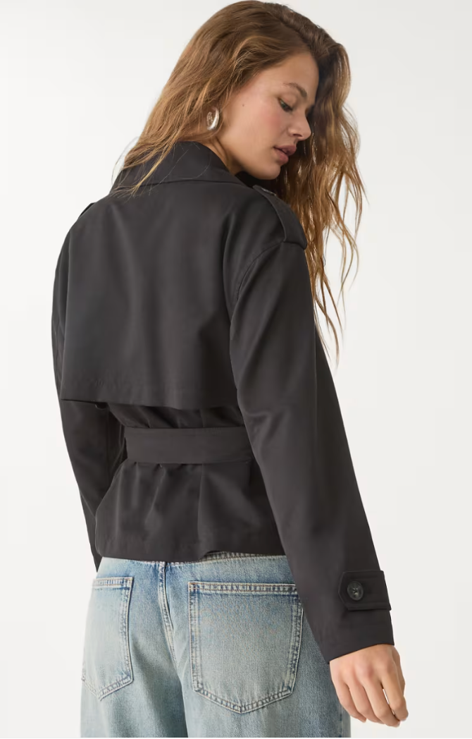 Cropped Navy blazer