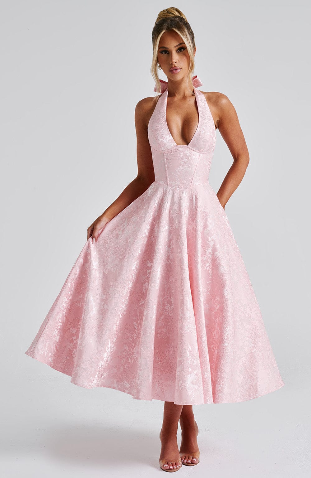 Blushing Midi Dress